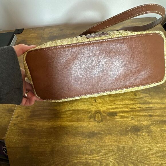 Sakroots Sak Roots Meadow Medium Straw Tote/Handbag Sun Starburst READ - Picture 7 of 10